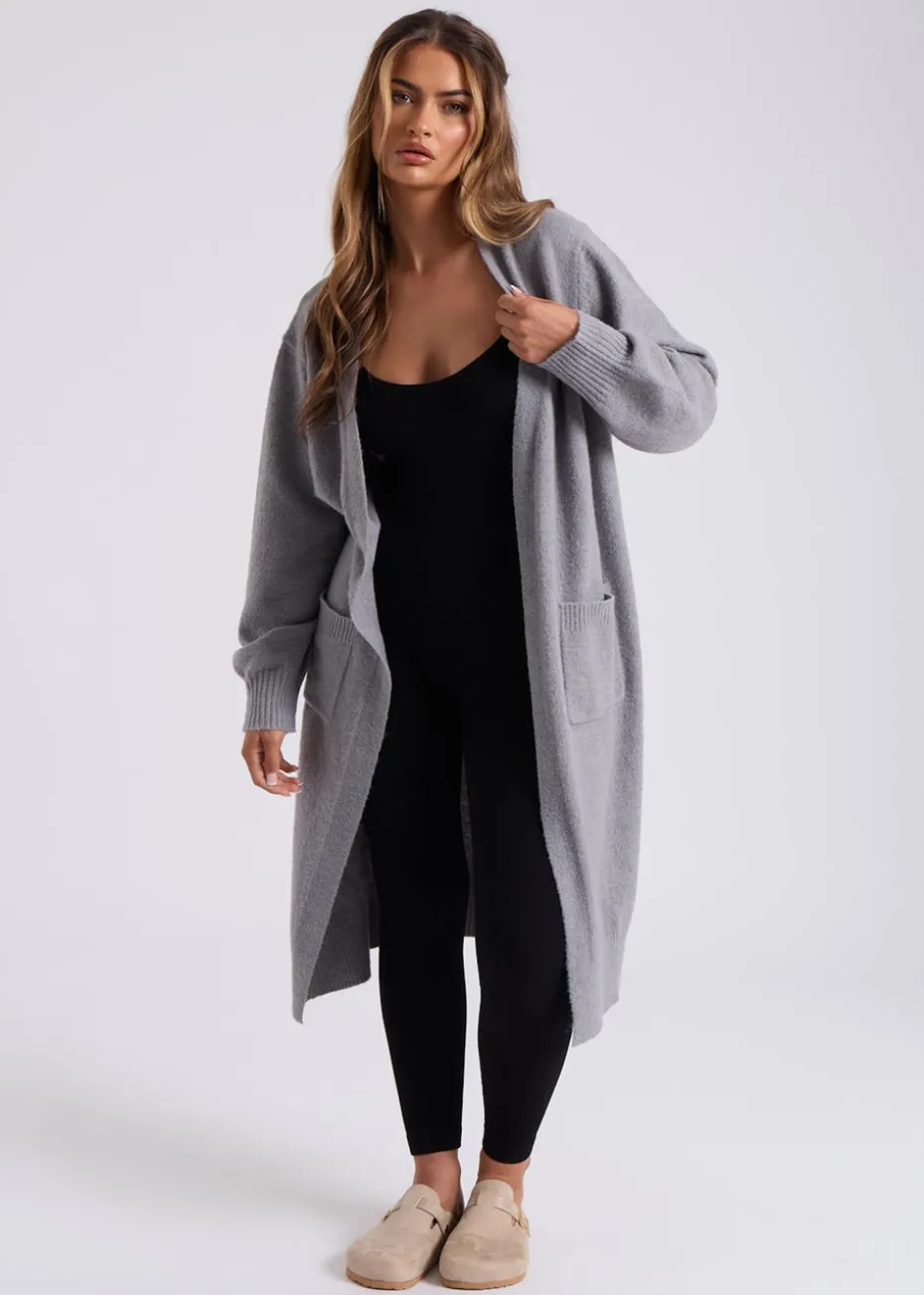 Urban Bliss Grey Longline Cardigan