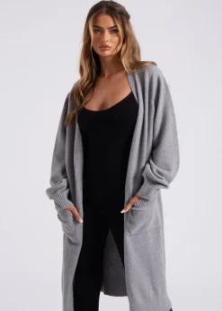 Urban Bliss Grey Longline Cardigan