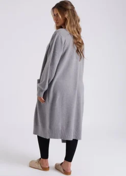Urban Bliss Grey Longline Cardigan