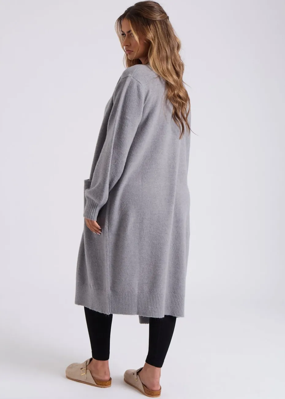Urban Bliss Grey Longline Cardigan