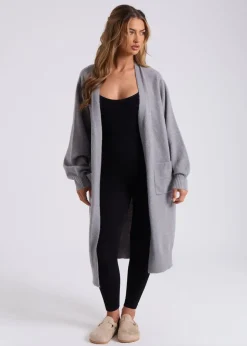 Urban Bliss Grey Longline Cardigan
