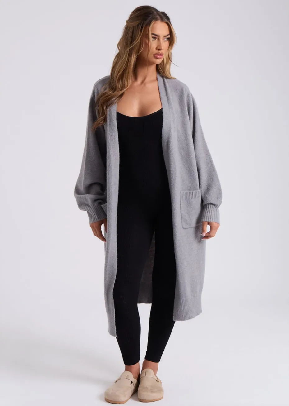 Urban Bliss Grey Longline Cardigan