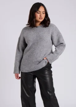 Urban Bliss Grey Wool Blend Jumper