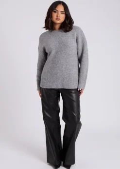 Urban Bliss Grey Wool Blend Jumper