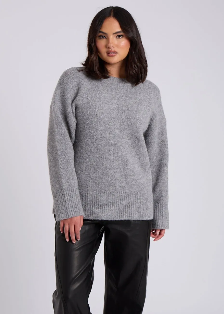 Urban Bliss Grey Wool Blend Jumper