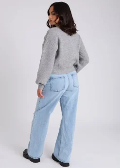 Urban Bliss Grey Zip Through Cardigan