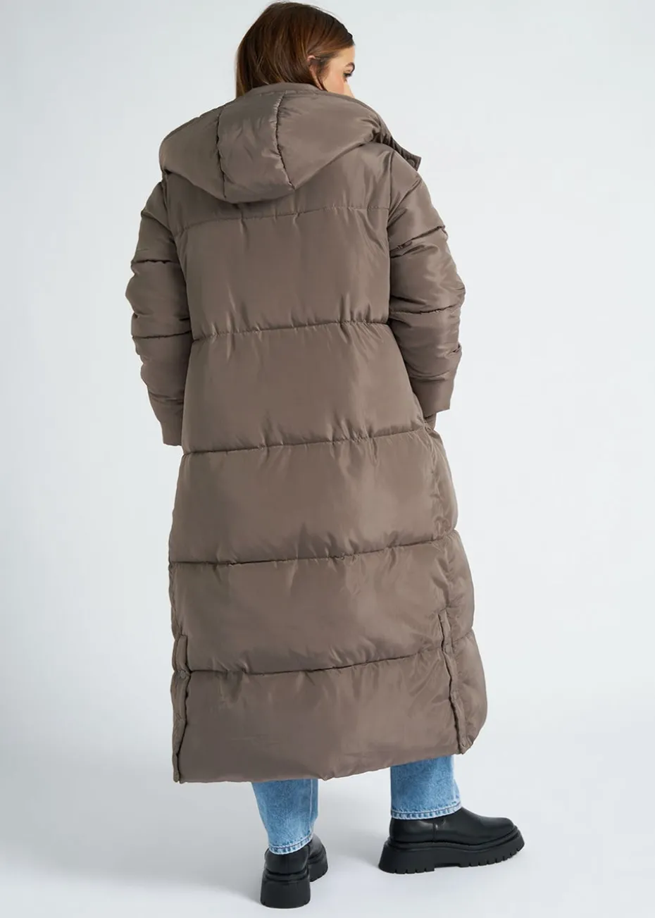 Urban Bliss Mink Maxi Puffer Coat