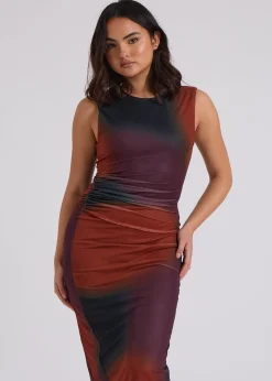 Urban Bliss Purple Tie Dye Midaxi Dress