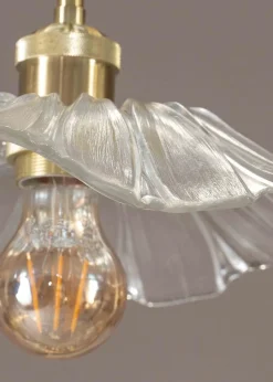 ValueLights Cassia Gold Pendant Light (27cm x 110cm x 27cm)