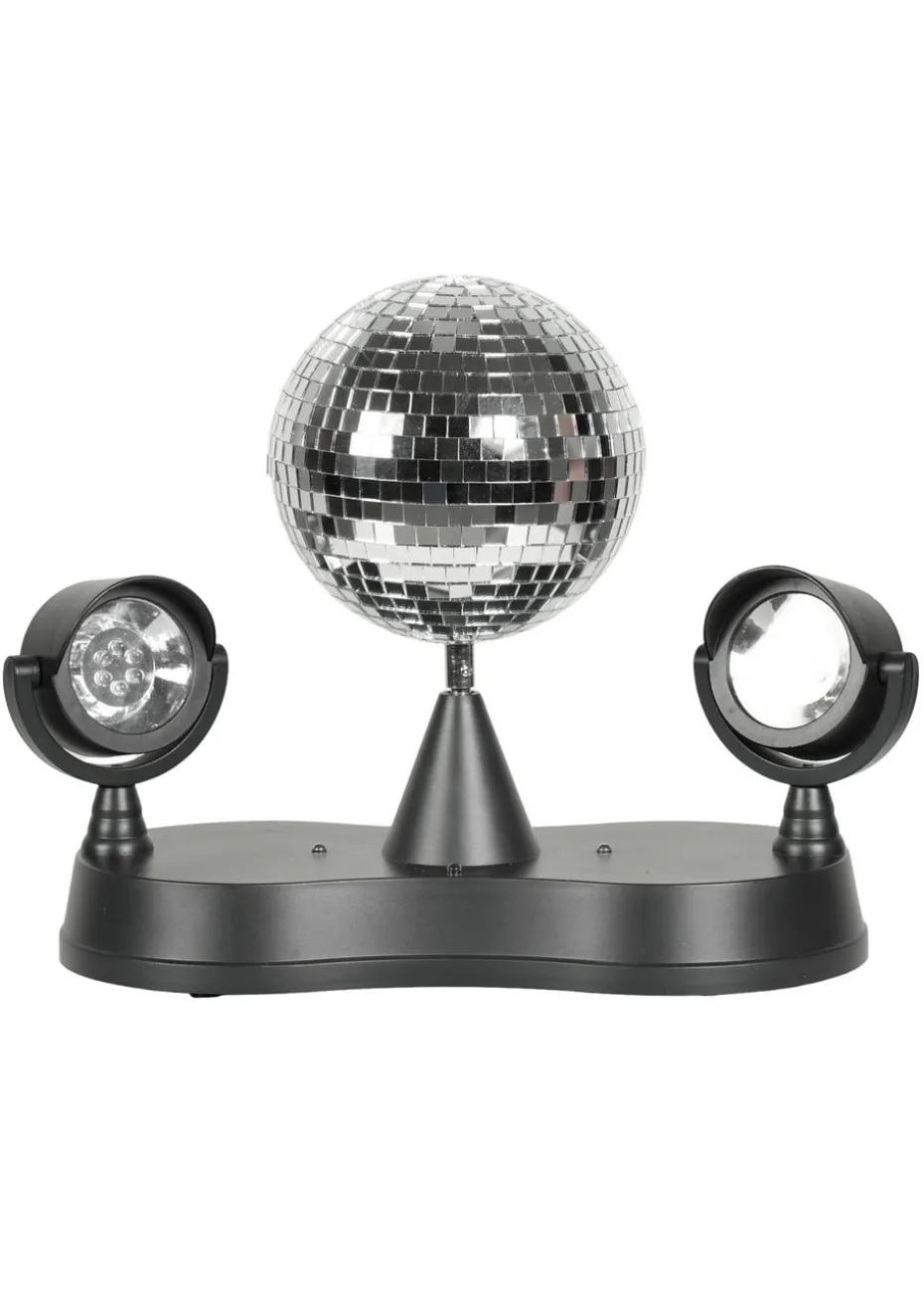 ValueLights Dolly Disco Ball Rotating RGB LED SpotLight Table Lamp (23.5cm x 15cm x 27cm)