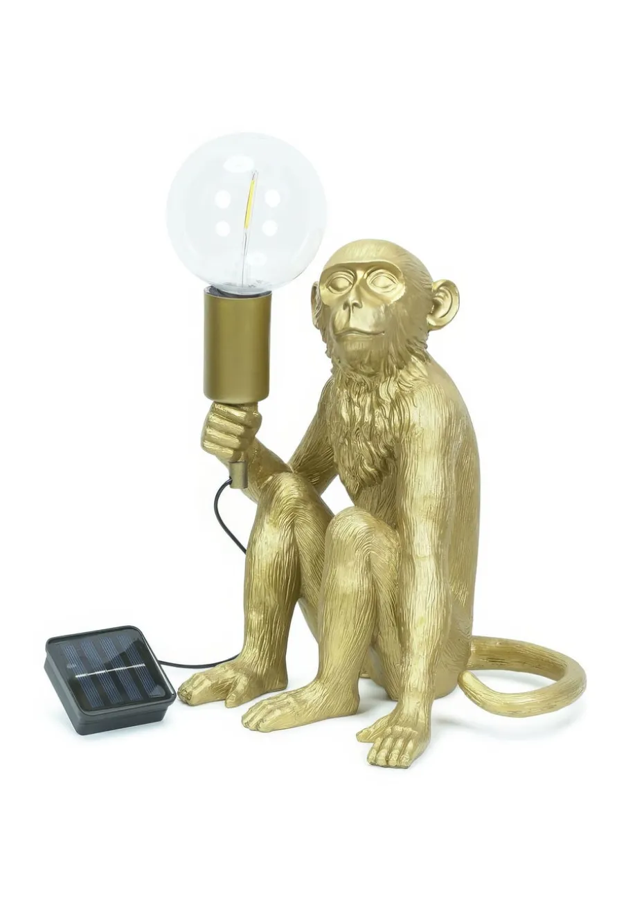 ValueLights Gold George Solar Light (35.5cm x 22cm x 23cm)