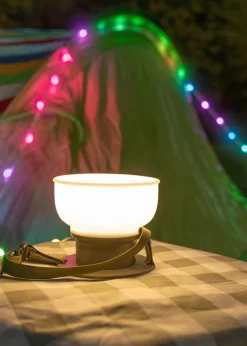 ValueLights Green Camping Solar Light USB Charging (6.4cm x 14.2cm x 14.2cm)