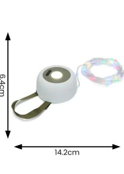 ValueLights Green Camping Solar Light USB Charging (6.4cm x 14.2cm x 14.2cm)