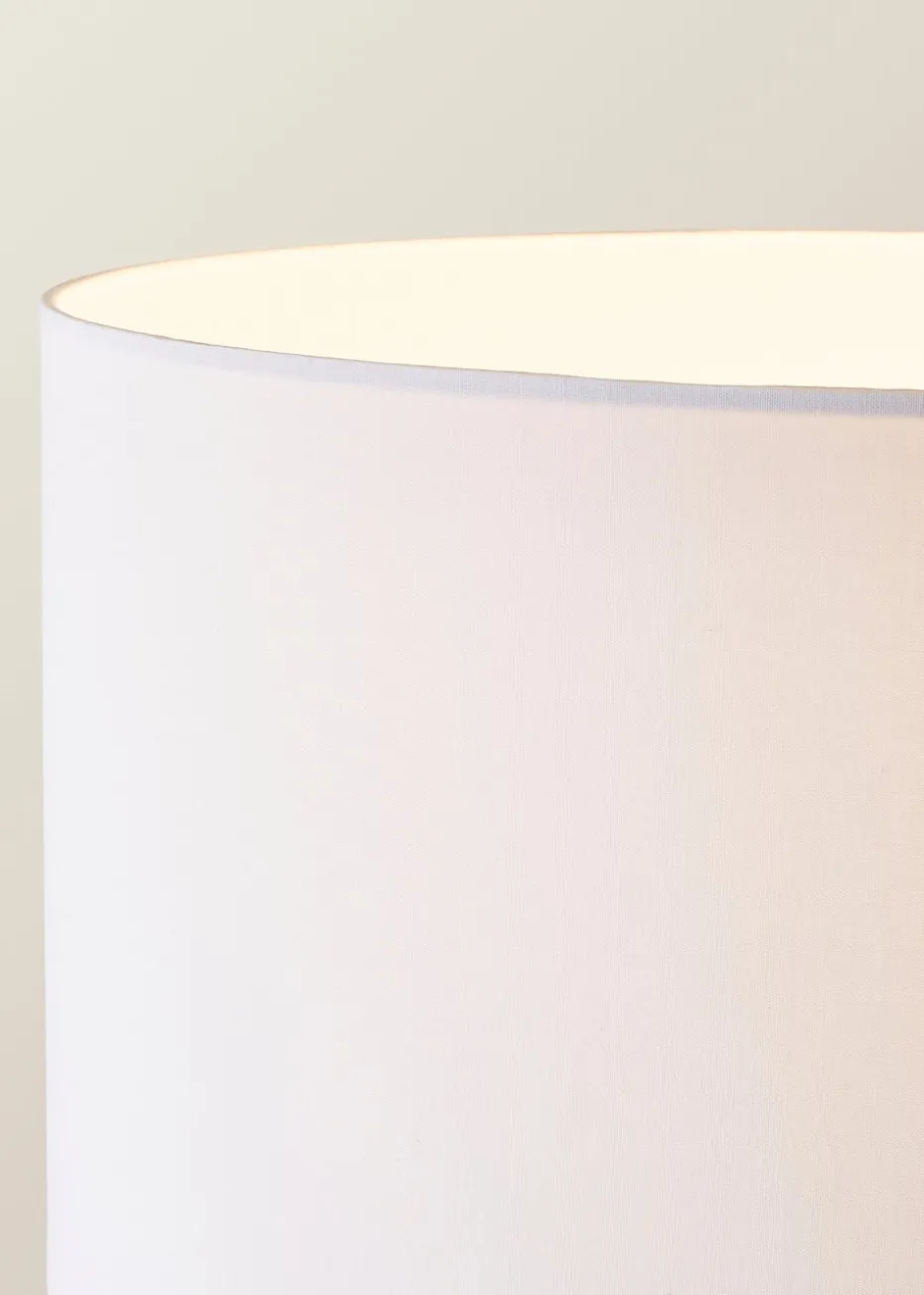 ValueLights Hiru Natural Wood 3 Tier Shelf Floor Lamp (25cm x 47cm x 47.5cm)