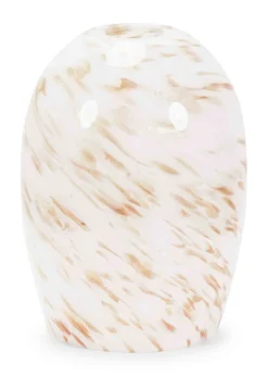 ValueLights India Glass Marble Effect White Dome Ceiling Pendant Shade