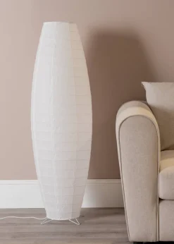 ValueLights Isla Matte White Floor Lamp