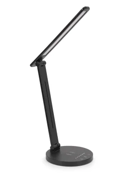 ValueLights Kiko Adjustable Dimmable Matte Black Table Lamp Integrated LED (33cm x 15.5cm x 15.5cm)