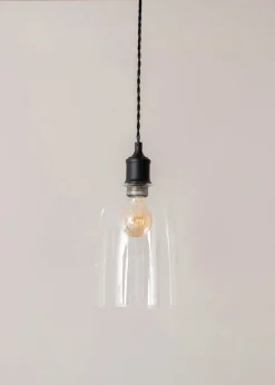 ValueLights Kira Glass Cloche Dome 3 Drop Bar Diner Ceiling Pendant Light