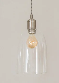 ValueLights Kira Glass Cloche Dome 3 Drop Bar Diner Ceiling Pendant Light