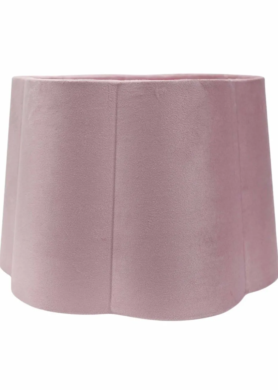 ValueLights Medium Amy Velvet Pink Tapered Ceiling Pendant Shade