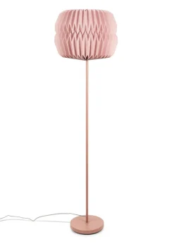 ValueLights Pink Rust Floor Lamp (143cm x 38.8cm x 38.8cm)