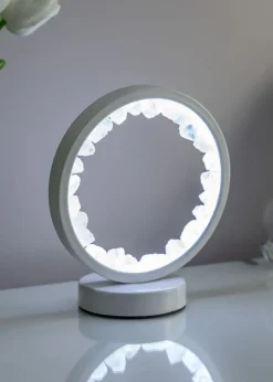 ValueLights Rose Quartz Crystal Wellness Lamp (20.5cm x 10.5cm x 18cm)