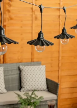 ValueLights Scallop Outdoor Battery Operated String Lights With Integrated LED's 6 Pack