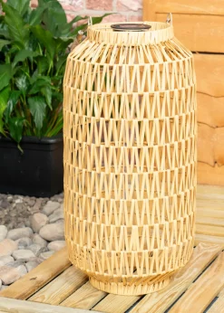 ValueLights Solar Rope Lantern With Integrated LED's (55.5cm x 28cm x 28cm)