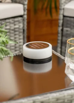 ValueLights White Multi-Function Solar Lights Set of 2 (11.5cm x 11cm x 11cm)