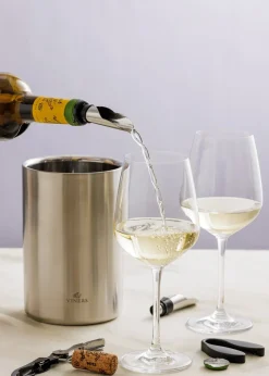 Viners Silver Double Wall Wine Cooler (1.3L)