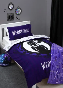 Wednesday Reversible Polycotton Reversible Duvet Cover Set