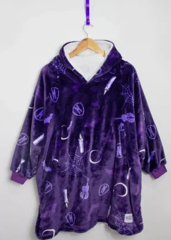 Wednesday Wearable Hooded Snuggle Fleece