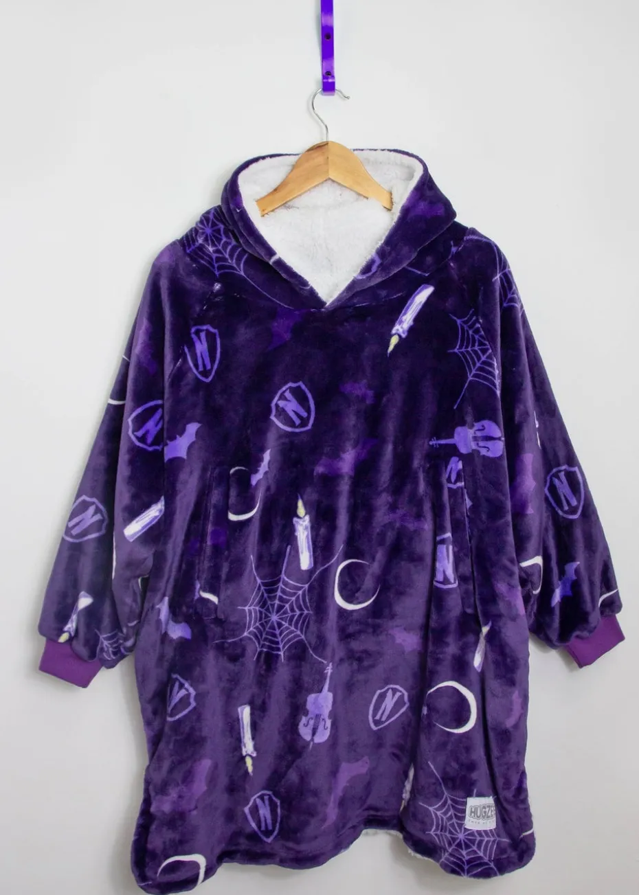Wednesday Wearable Hooded Snuggle Fleece