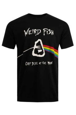 Weird Fish Black Carp Side Front Print Artist T-Shirt