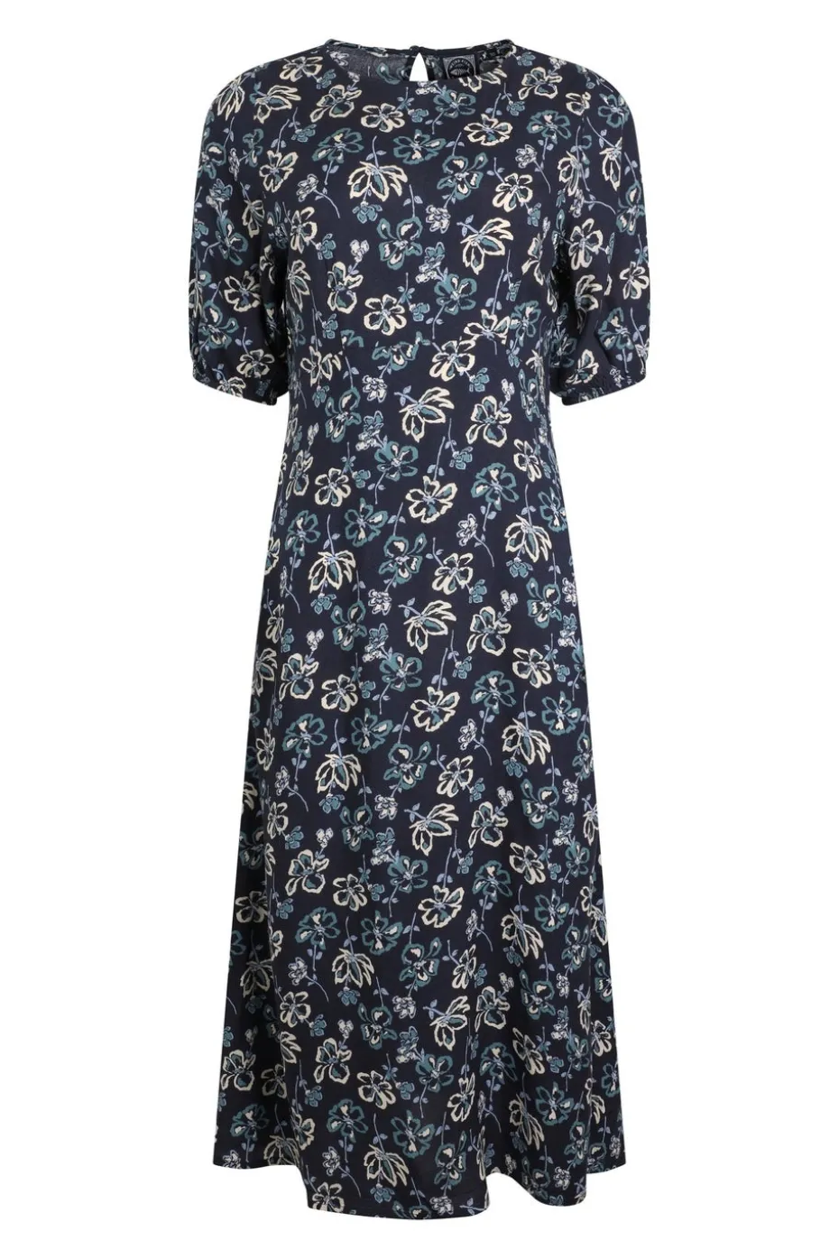 Weird Fish Black Everly Printed Dress