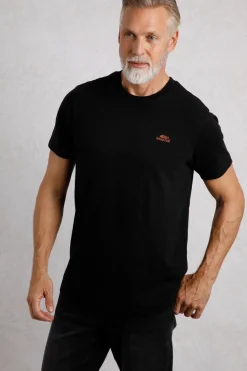 Weird Fish Black Fished Branded T-Shirt