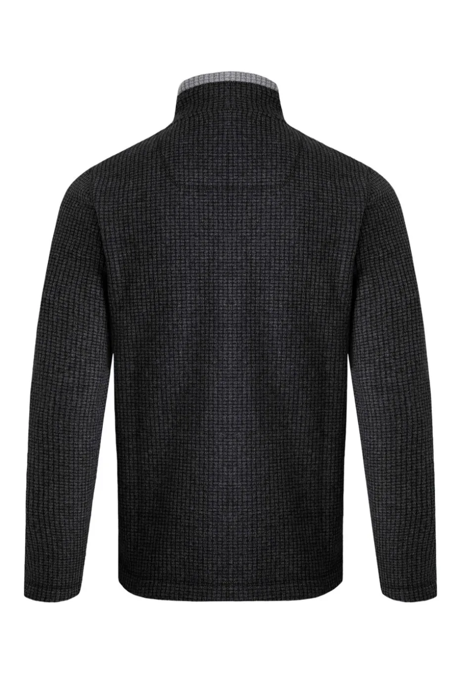 Weird Fish Black Shires Full Zip Grid Fleece