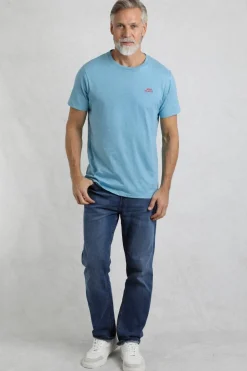 Weird Fish Blue Fished Branded T-Shirt