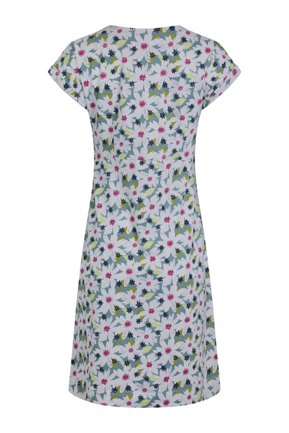 Weird Fish Blue Tallahassee Jersey Dress