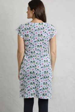 Weird Fish Blue Tallahassee Jersey Dress