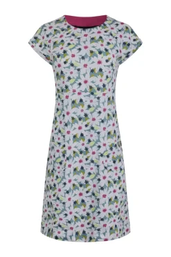 Weird Fish Blue Tallahassee Jersey Dress