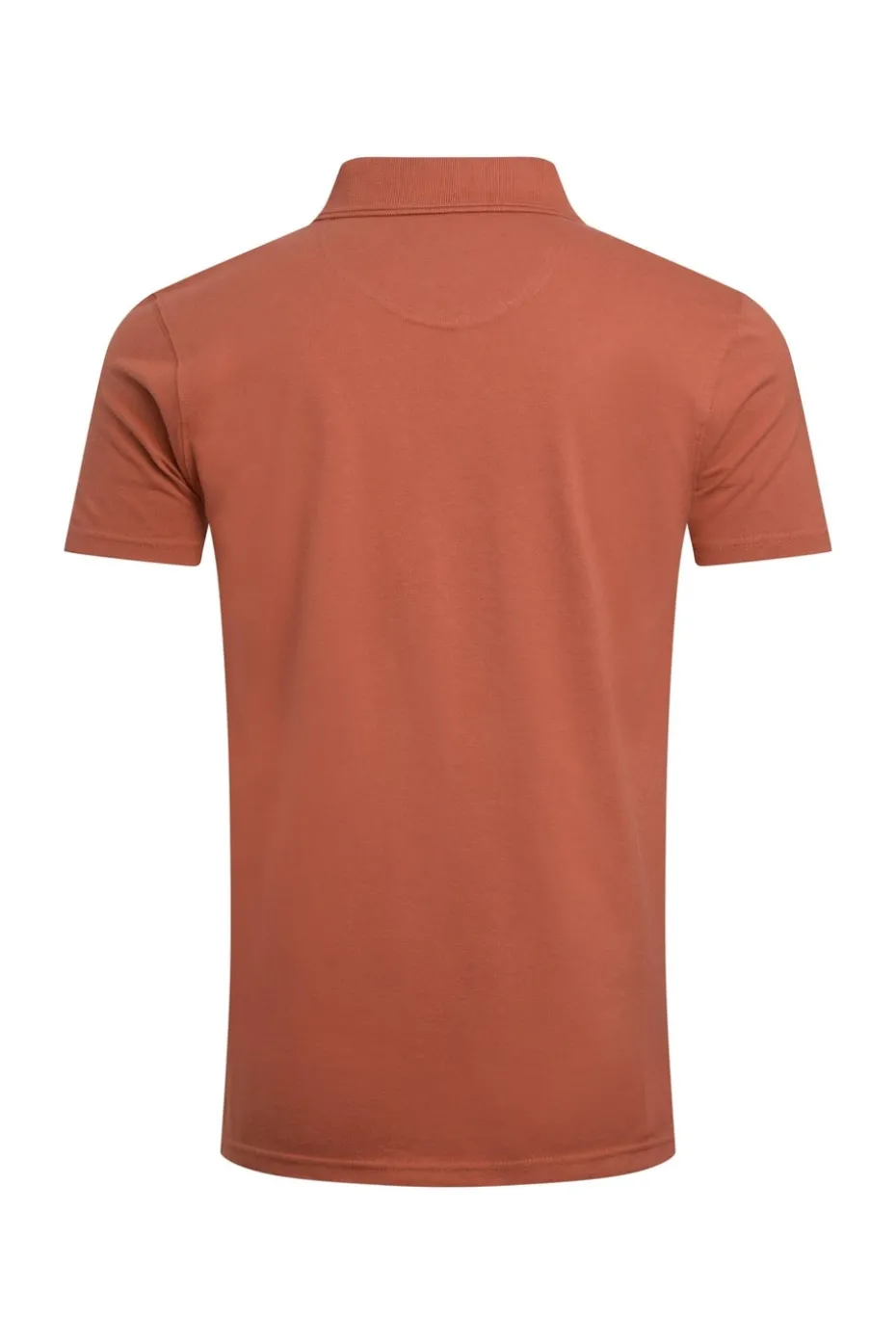 Weird Fish Burnt Orange Miles Pique Polo