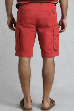 Weird Fish Burnt Orange Rigney Cargo Shorts