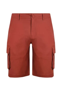 Weird Fish Burnt Orange Rigney Cargo Shorts