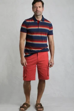 Weird Fish Burnt Orange Rigney Cargo Shorts