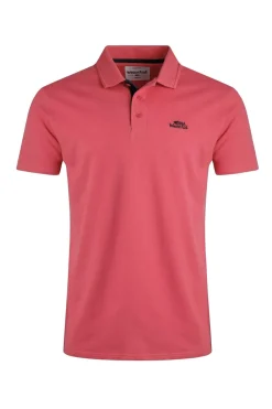 Weird Fish Candy Pink Miles Pique Polo