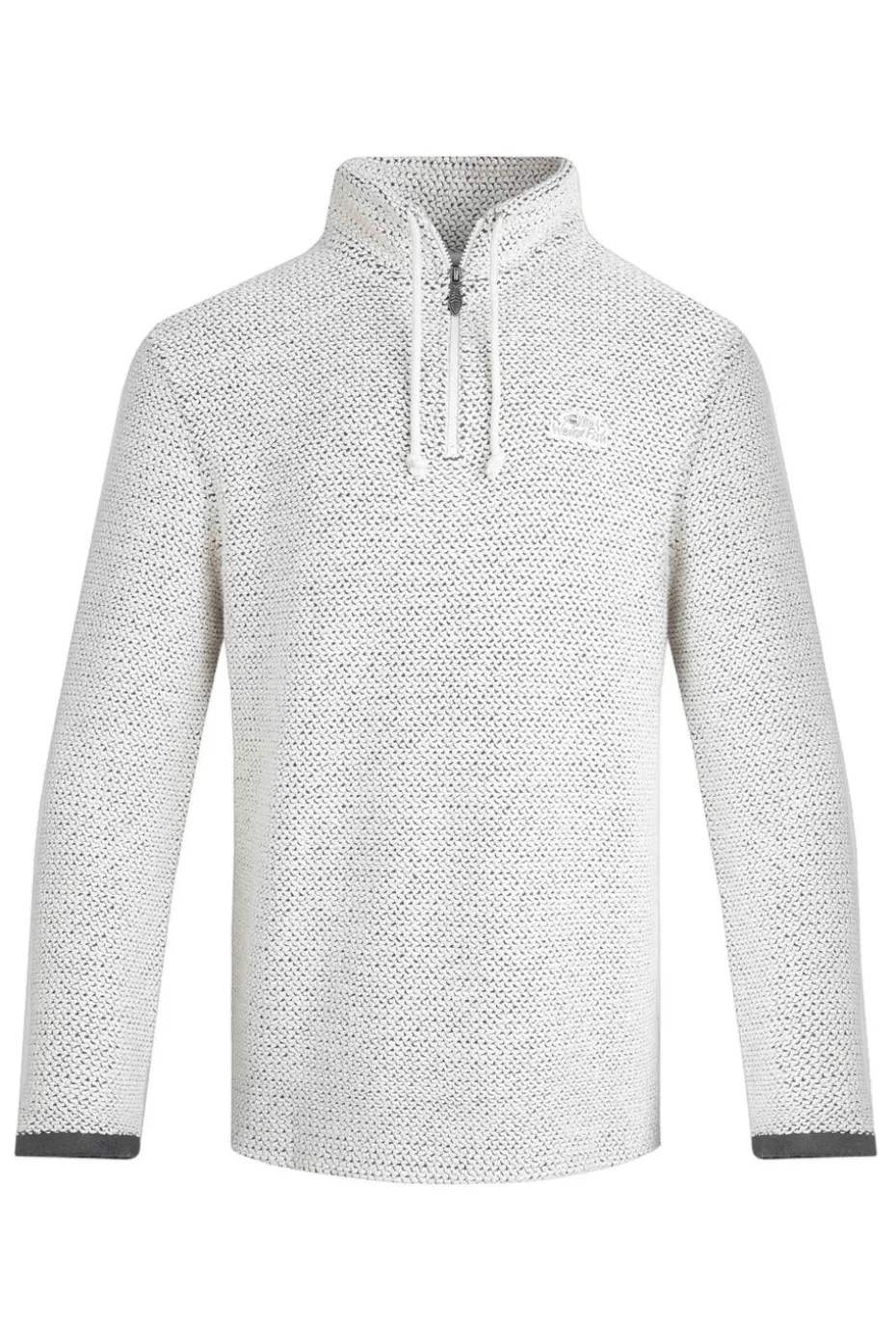 Weird Fish Cream Cruiser 1/4 Zip Macaroni