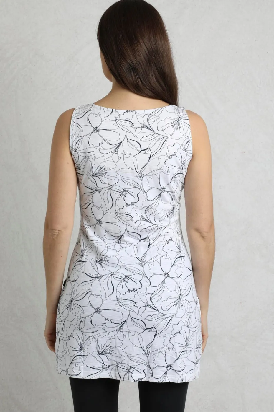 Weird Fish Cream Indus Printed Jersey Tunic