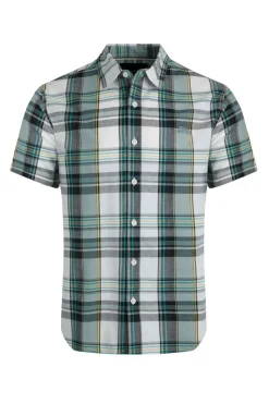 Weird Fish Cream Judd Short Sleeve Check Shirt