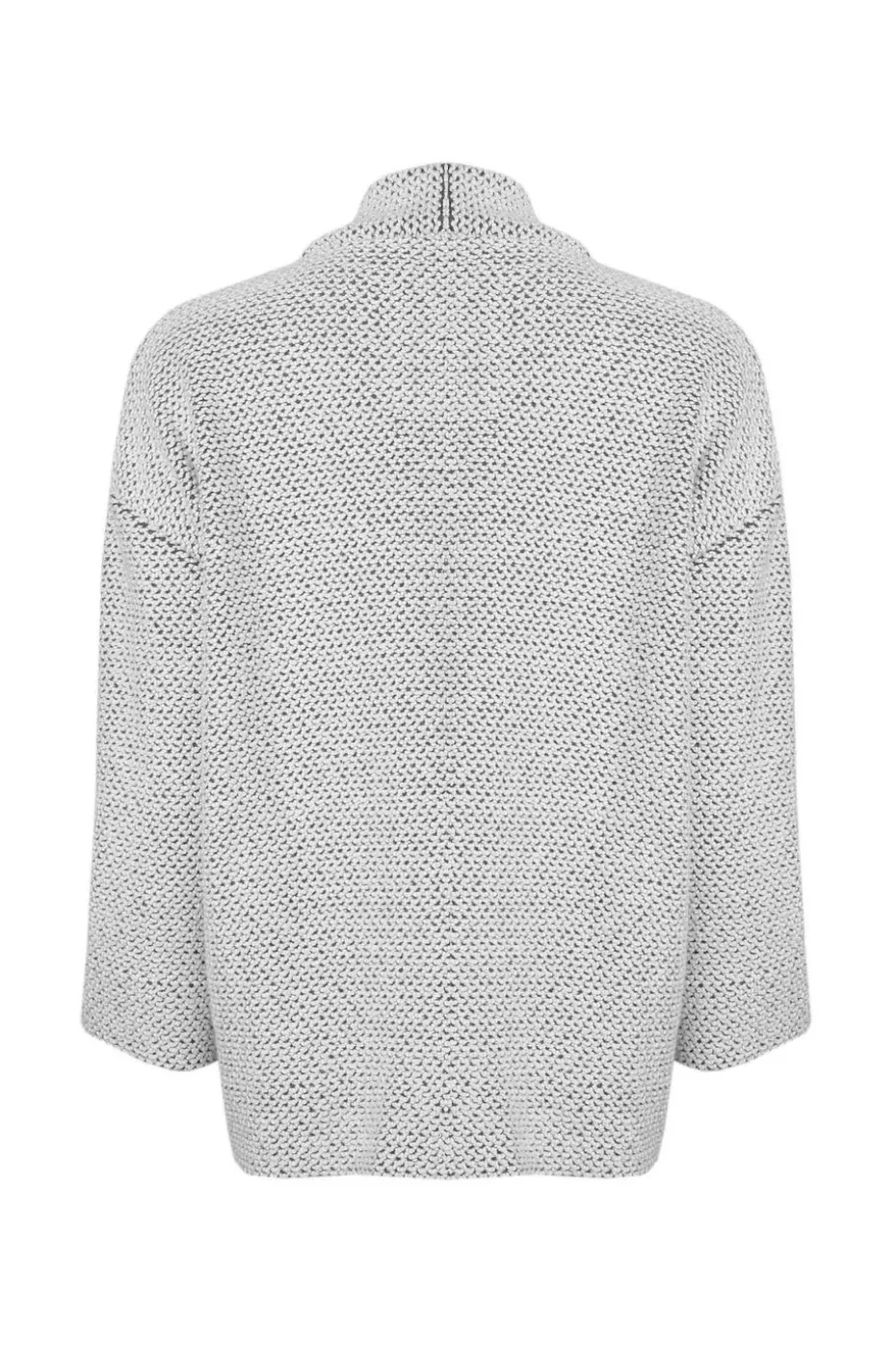 Weird Fish Cream Santosh Cropped Macaroni Kimono Cardigan